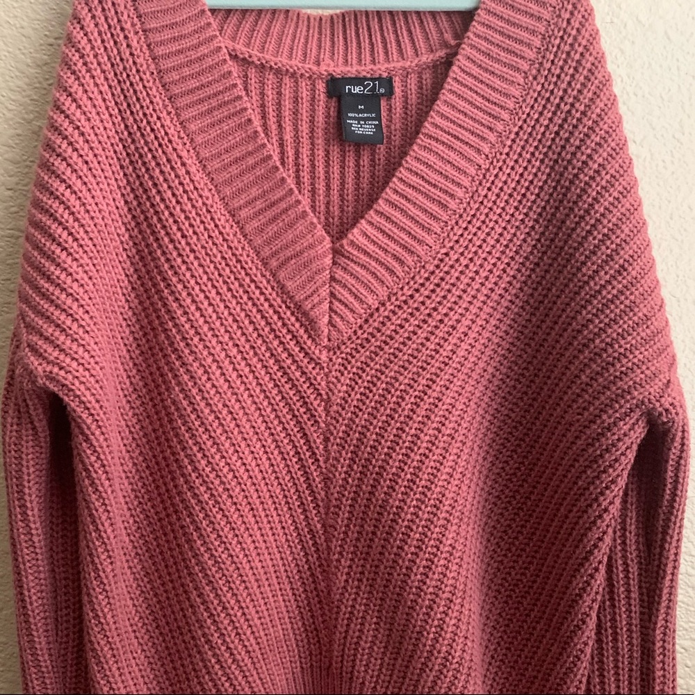 blush pink sweater